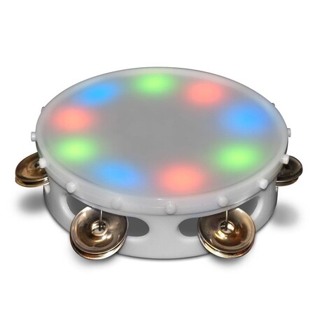 Endless Games LED Multi Color Round Tambourine EN3335400